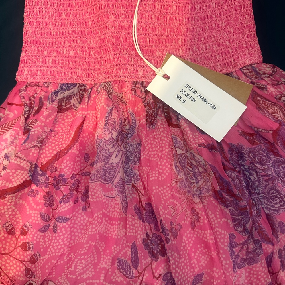 Hemant and Nandita Pink Mini skirt